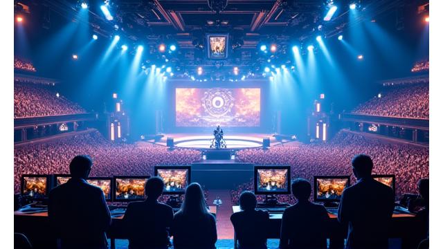 Yildiz League of Legends Türkiye Finalleri 2023 etkinliğinden bir an.