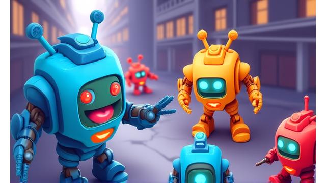Robot İsyanı oyunundan bir ekran görüntüsü