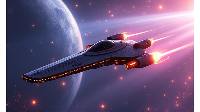 Zeta Odyssey oyunundan uzay gemisi görseli